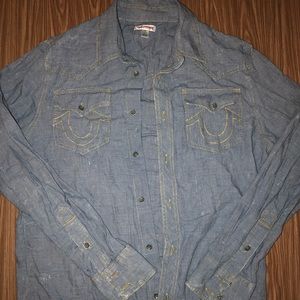 Men’s True Religion button down